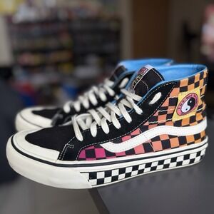 Vans T&C Surf Hawaii Shoes Sk8 138 Decon Checkerboard Skateboarding Mens 9